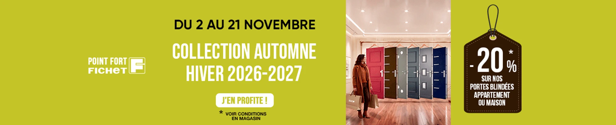 -20% sur les portes blindées Fichet