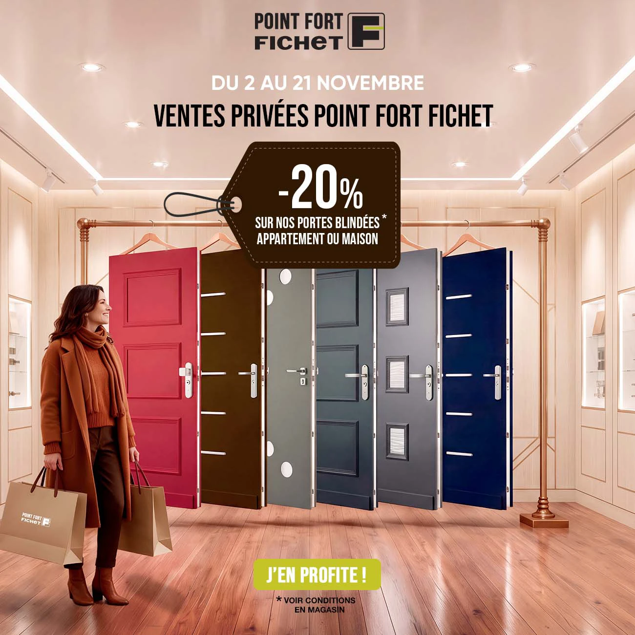 -20% sur les portes blindées Fichet